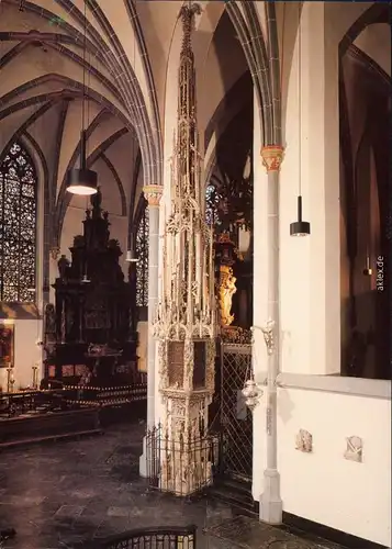 Düsseldorf Lambertus-Basilika: Gotisches Sakramentshaus, Grabmal 1980