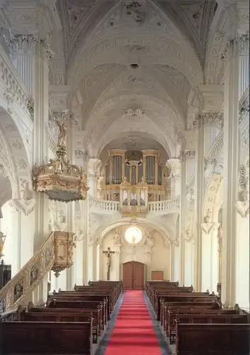 Ansichtskarte Düsseldorf Andreaskirche: Innenansicht Orgel 1975