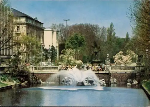 Ansichtskarte Düsseldorf Königsallee mit Corneliusplatz 1970