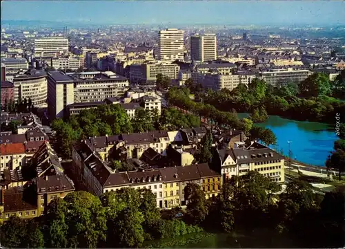 Ansichtskarte Düsseldorf Stadtpanorama 1973