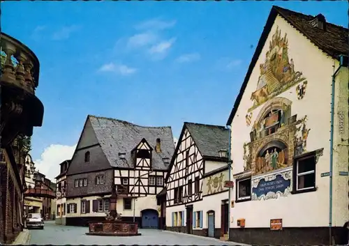 Ansichtskarte Winningen Weinhexenbrunnen 1974