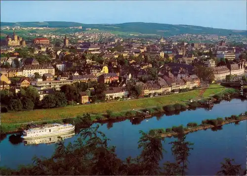 Ansichtskarte Trier nördl. Moselufer, Panorama 1980