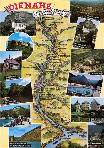 Ansichtskarte Baumholder Die Nahe (Fluss) 1985