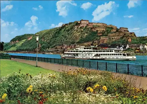 Ansichtskarte Koblenz Festung Ehrenbreitstein 1970