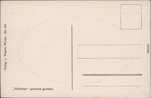 Ansichtskarte Worms Parcepartout Waßerturm mit Eleonorenschule 1914