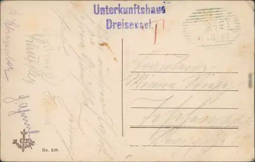 Ansichtskarte Neuofen Nová Pec Stifterdenkmal - Plöckenstein-See 1928 