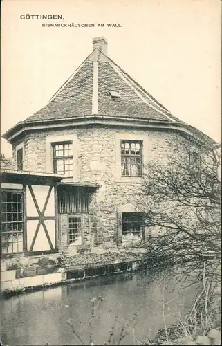 Ansichtskarte Göttingen Bismarckhäuschen am Wall 1907 