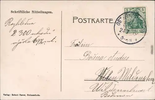 Osternothafen (Ostswine)-Swinemünde Warszów Świnoujście Leuchtturm, Frauen 1906