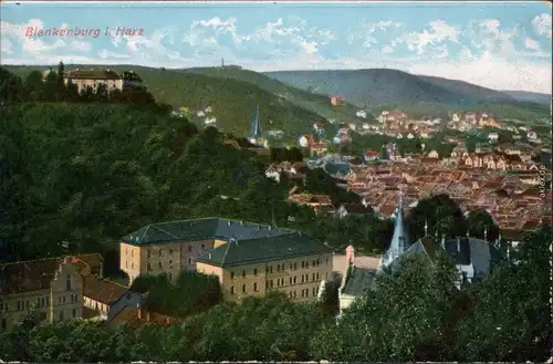 Ansichtskarte Bad Blankenburg Panorama-Ansicht 1910