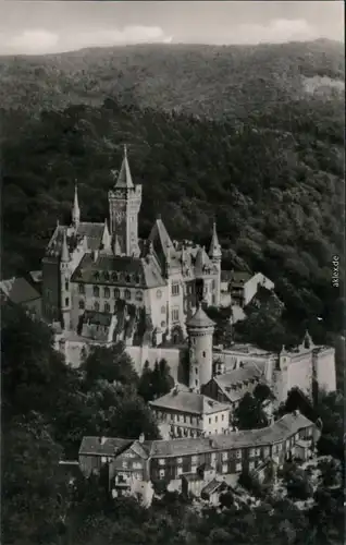 Ansichtskarte Wernigerode Schloss/Feudalmuseum 1958