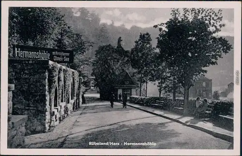 Ansichtskarte Rübeland Hermannshöhle 1956