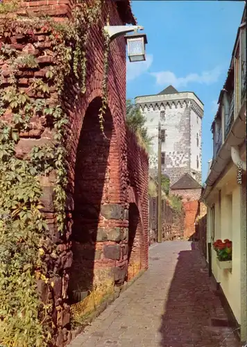 Ansichtskarte Zons-Dormagen Krötschenturm - an der Stadtmauer 1974