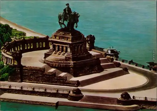 Ansichtskarte Koblenz Deutsches Eck 1983