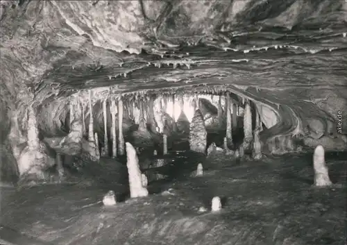 Ansichtskarte Rübeland Hermannshöhle - untere Schwemmhöhle 1964