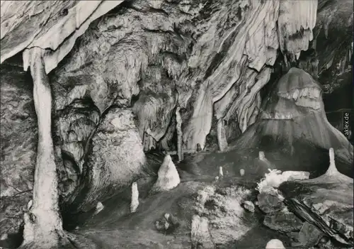 Ansichtskarte Rübeland Hermannshöhle - Blick zur Kanzel 1964