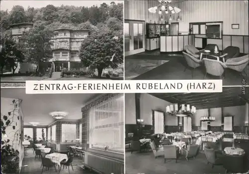 Ansichtskarte Rübeland Zentrag-Ferienheim 1976