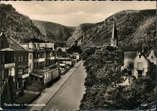 Ansichtskarte Thale (Harz) Hubertusstraße 1957