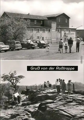 Ansichtskarte Thale (Harz) Berghotel Roßtrappe 1981