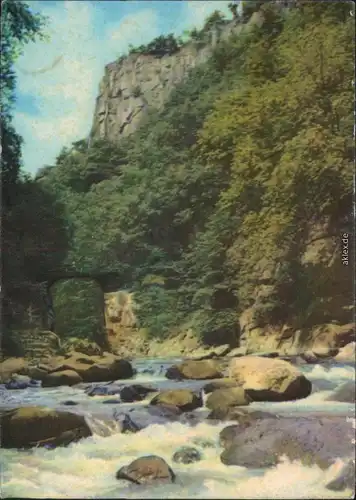 Ansichtskarte Treseburg Bodetal Harz 1963