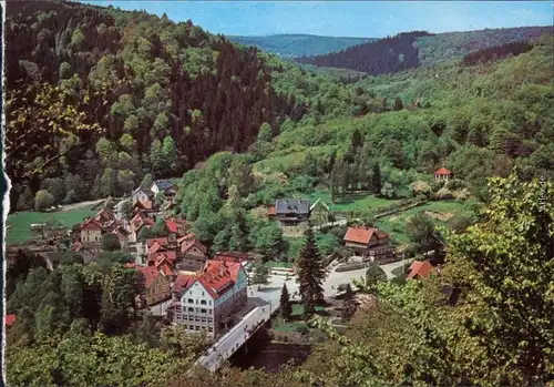 Ansichtskarte Treseburg Panorama-Ansicht 1982