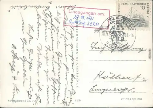Friedrichsbrunn Sanatorium, Brunnen, Kulturhaus, Hotel, Teilansicht 1961