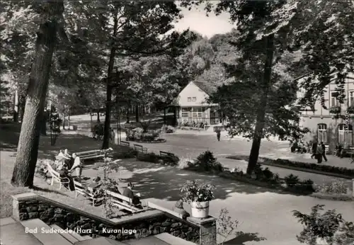Ansichtskarte Bad Suderode Kurpark 1965