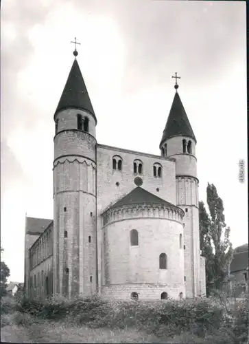 Ansichtskarte Gernrode-Quedlinburg Stiftskirche St. Cyriaci 1960  3 Privatfoto