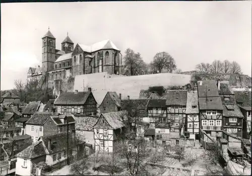 Ansichtskarte Quedlinburg Stiftskirche St. Servatius Dom 1977