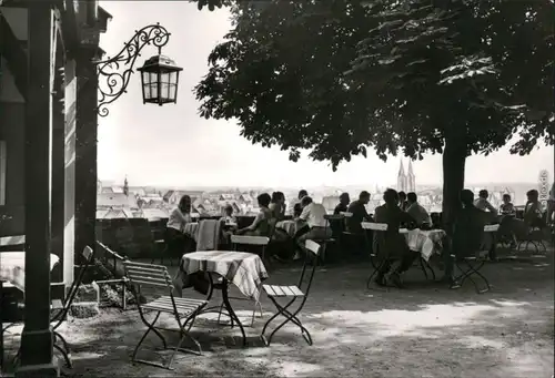 Ansichtskarte Quedlinburg Schloßkrug mit Panorama 1976