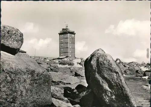 Ansichtskarte Ilsenburg (Harz) Wetterwarte (Brocken) 1959