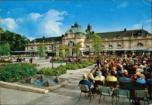 Ansichtskarte Bad Oeynhausen Kurhaus mit Konzertplatz 1974