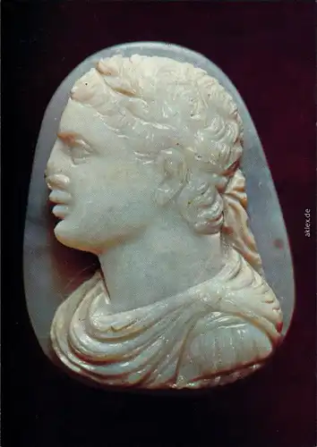 Neuss Clemens-Sels-Museum - Gemmensammlung, Büste des Kaisers Caracalla 1985
