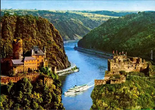 Ansichtskarte St. Goar Felsental an der Loreley 1985