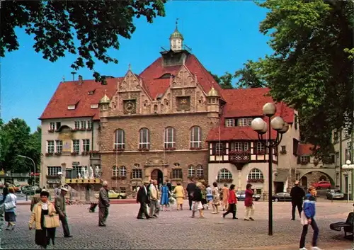 Ansichtskarte Bergisch Gladbach Rathaus 1985