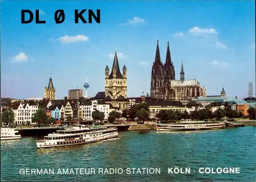 Köln Coellen | Cöln Kölner Dom, Rhein, MartinsKirche "St. Martin" 1985
