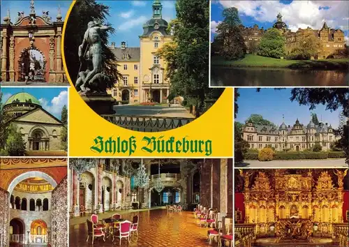 Ansichtskarte Bückeburg Fürstliches Schloss 1989