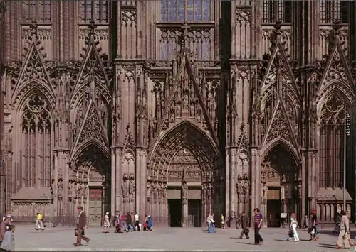 Ansichtskarte Köln Coellen | Cöln Kölner Dom - Westportal 1985