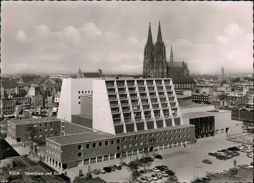 Ansichtskarte Köln Coellen | Cöln Opernhaus, Kölner Dom 1963