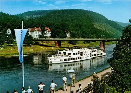 Ansichtskarte  Schiffe/Schifffahrt - Dampfer MS "Karlshafen" 1985