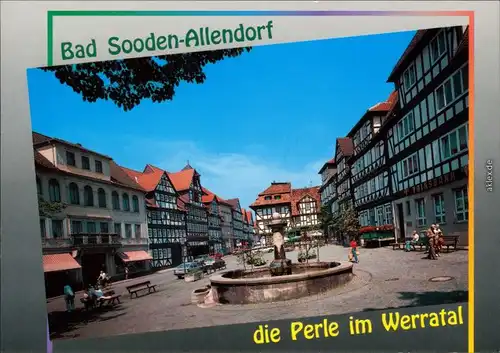 Ansichtskarte Bad Sooden-Allendorf Marktplatz 1985