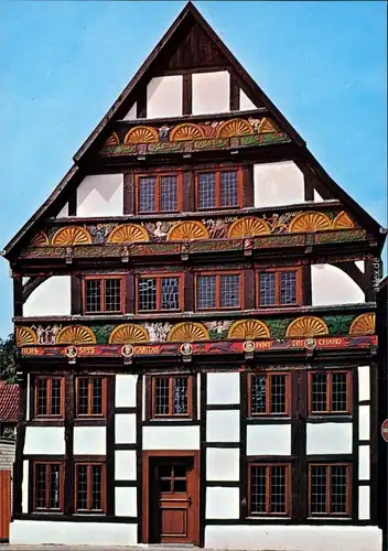 Ansichtskarte Paderborn Adam- und Eva Haus 1985