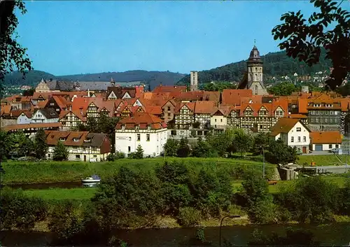 Hannoversch Münden Hann. Münden Altstadtansicht - Fuldaseite 1985