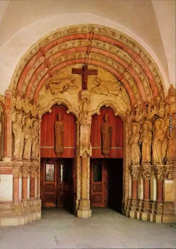 Ansichtskarte Paderborn Paderborner Dom - Paradiesportal 1985