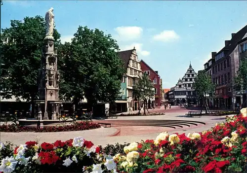 Ansichtskarte Paderborn Marienplatz 1985