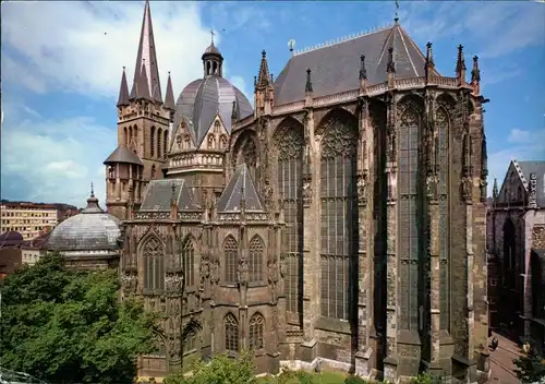 Ansichtskarte Aachen Aachener Dom 1986