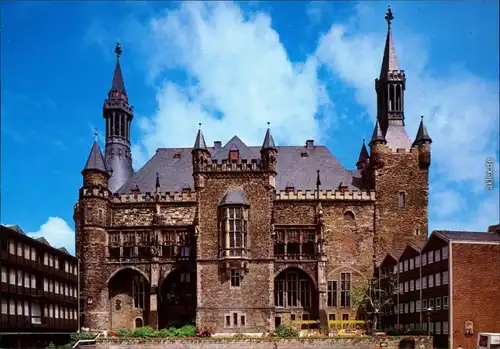 Ansichtskarte Aachen Rathaus 1985