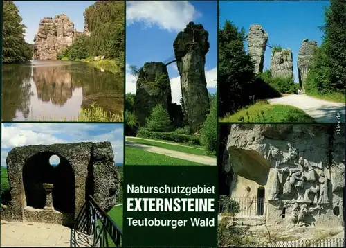 Ansichtskarte Holzhausen-Externsteine-Horn-Bad Meinberg Externsteine 1985