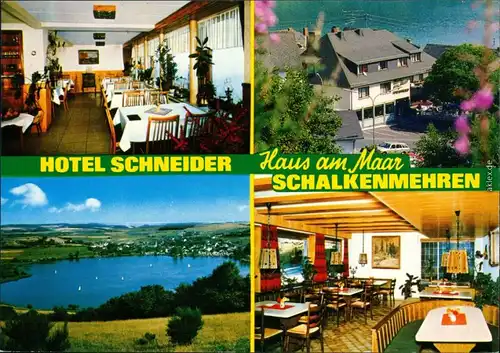 Ansichtskarte Schalkenmehren Gasthaus-Pension/Hotel Schneider 1985
