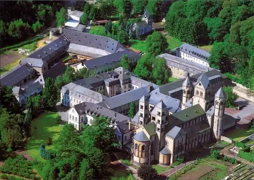 Ansichtskarte Glees (Vulkaneifel) Abtei Maria Laach Luftbildaufnahme 1985