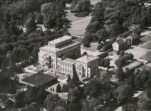 Ansichtskarte Essen (Ruhr) Luftbild - Villa Hügel 1963